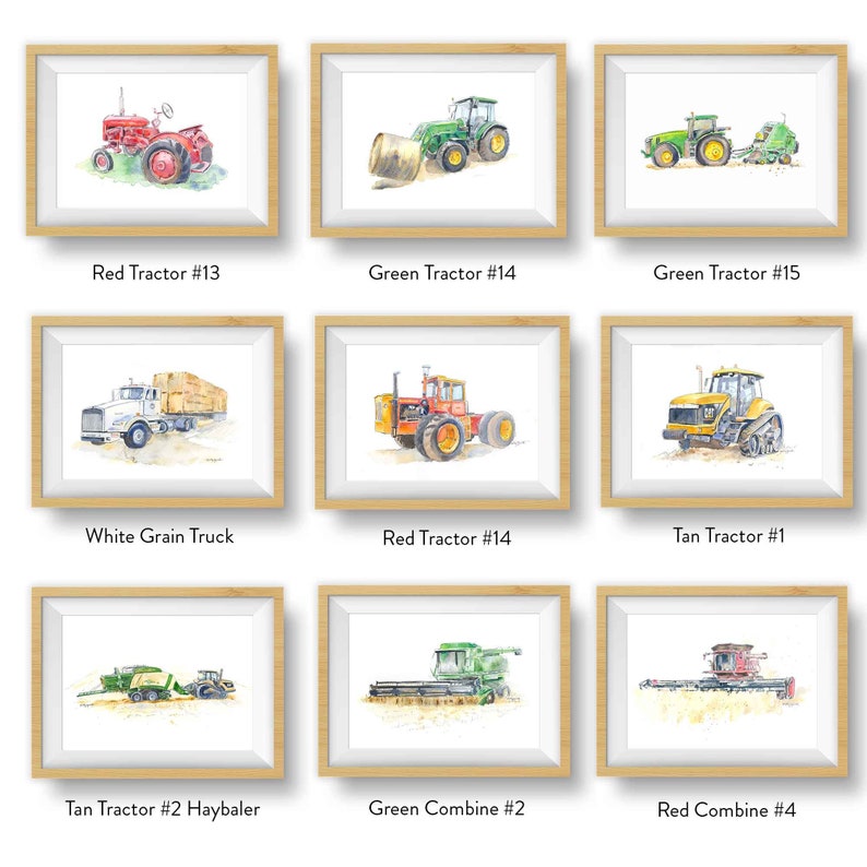 Personalized Red Tractor Pillow or Case, Teen Toddler Boys Room Decor, Farm Nursery, Birthday Gift for Boy, Dad, Husband, Boyfriend image 10