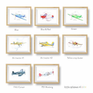 40 Transportation Prints for Toddler Boys Room, Choose Set of 3 or 4, Trucks, Tractors, Helicopters, Train Prints, Nursery Wall Art image 9