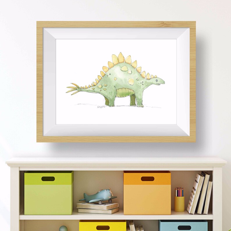 Dinosaur Wall Art Dinosaur Prints Dinosaur Wall Decor for Etsy