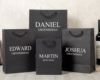 Personalized Groomsmen Gift Bag,  Groomsmen Gifts, Best Man Gift Bag, Personalized Gift Bag, Gift Bags for Wedding Party, Wedding Favors