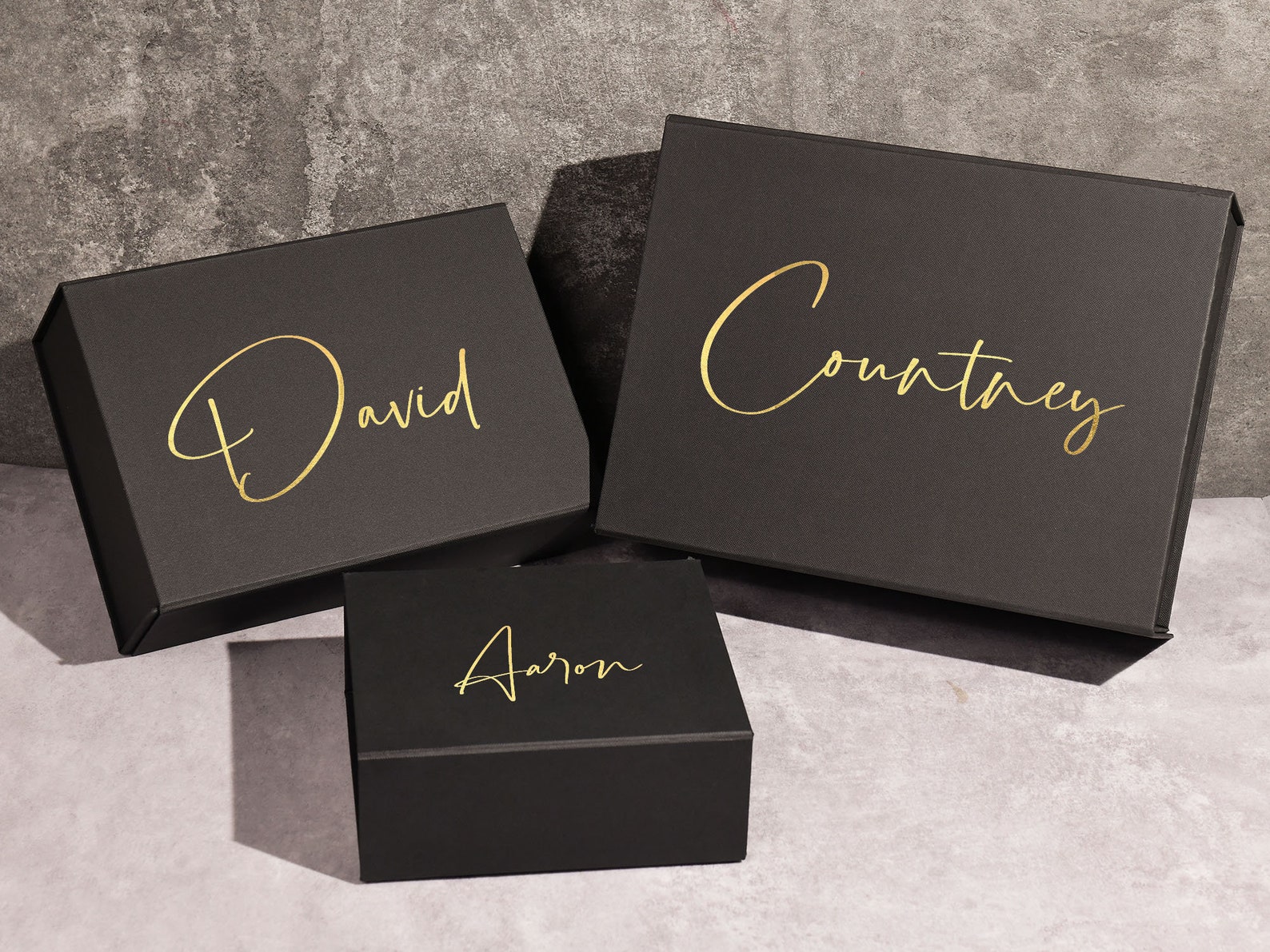 Personalized Name Groomsmen Box, Best Man Empty Gift Box for Groomsmen ...