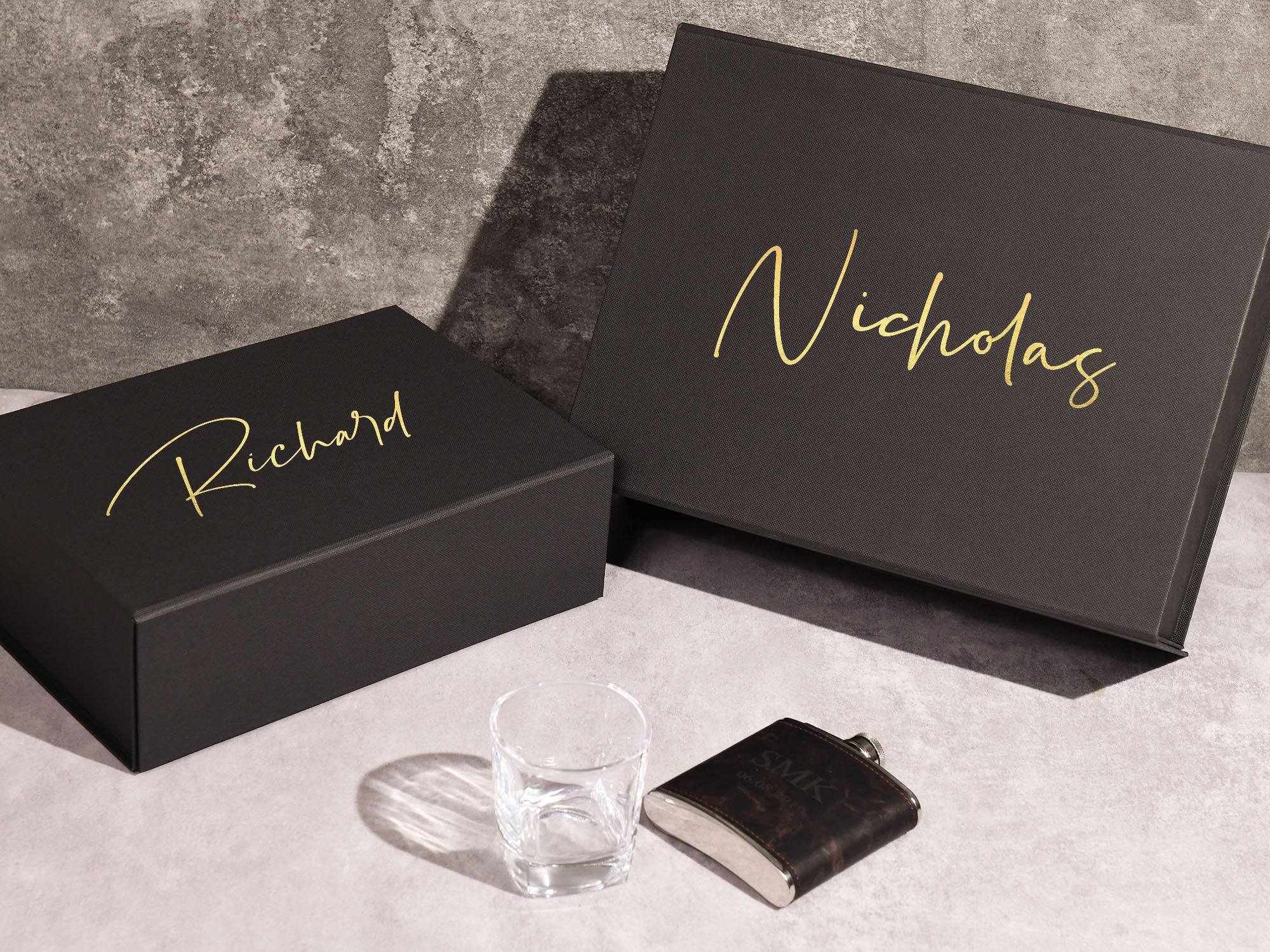 Personalized Name Groomsmen Box, Best Man Empty Gift Box for Groomsmen ...