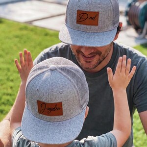 Personalized father and son hat,Matching hat for dad and baby,Adult Baby Kid hat,Father's Day gift,Dad hat,Gift for husband dad to be
