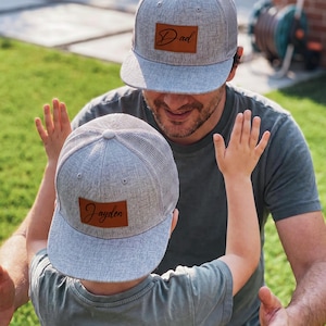 Personalized father and son hat,Matching hat for dad and baby,Adult Baby Kid hat,Father's Day gift,Dad hat,Gift for husband dad to be