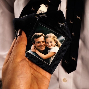 Custom Photo Patch for ties,Tie Picture Father of the Bride Gift,Father of the Groom,Father&#39;s Day gifts for dad,Tie Photo patch,Grandpa Gift