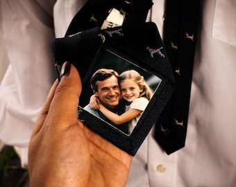 Custom Photo Patch for ties,Tie Picture Father of the Bride Gift,Father of the Groom,Father's Day gifts for dad,Tie Photo patch,Grandpa Gift