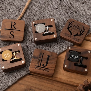 Benutzerdefinierte Groomsmen Manschettenknöpfe, Groomsmen Geschenke, personalisierte Manschettenknöpfe Krawattenklammer Set, Hochzeit Manschettenknöpfe, Trauzeuge Geschenk, Groomsmen Vorschlag