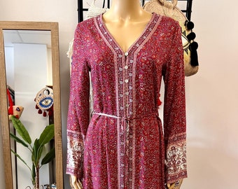 Boho Dress, Bohemian dress, Cotton dress, Boho hippie dress, Hippie dress, Robe Boho, White dress, cotton boho dress, Maxi hippie dress