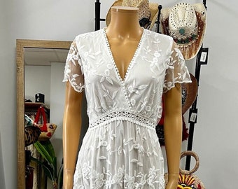 Boho Dress, Boho wedding dress, Wedding dress, Bride dress, Vestido de novia bohemio, Wedding bohemian dress, White dress, Nupcial dress