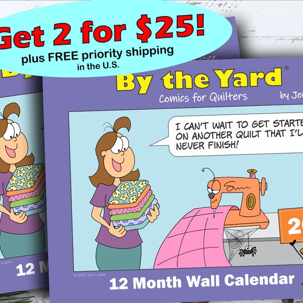 2024 Quilt Calendar With Patterns Etsy