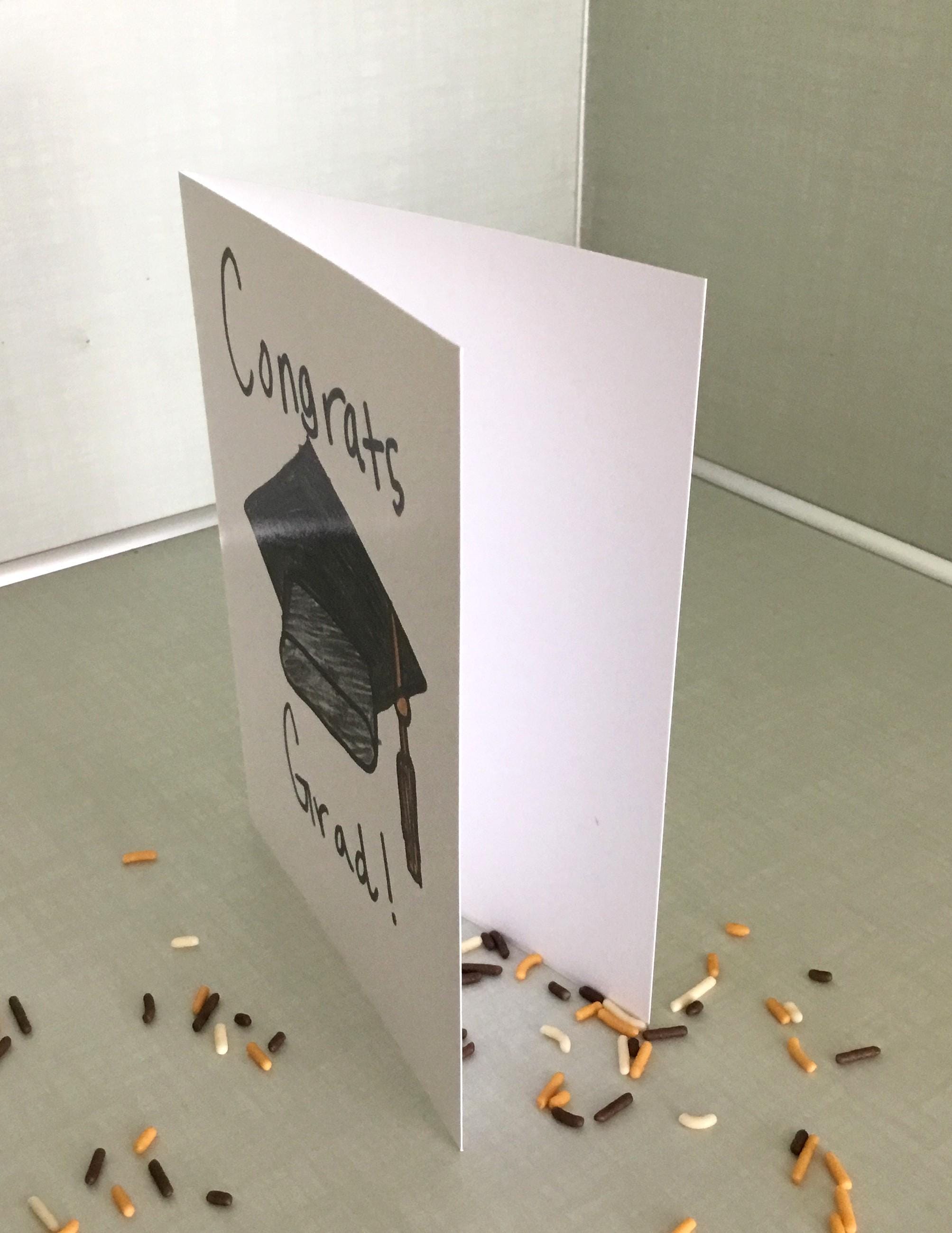 Half Graduation Card Handmade Graduation Card - Etsy