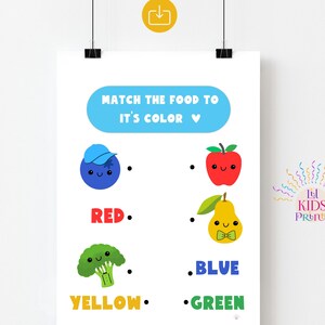 Preschool educational color worksheet. PDF activity. Young child, little learner. Kindergarten, home school. Day Care, Nursery, Childcare.