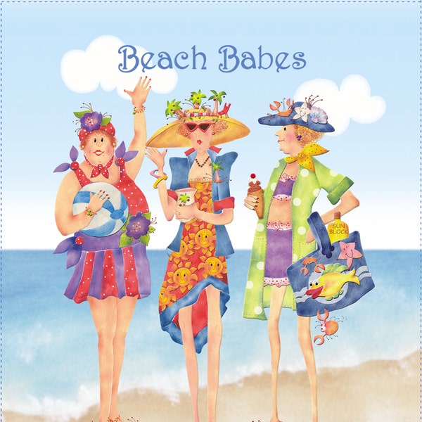 Beach Fabric Panel Etsy