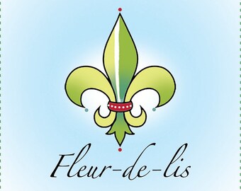 4" Fleur-de-lis Art Panel