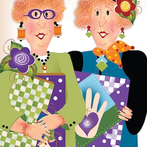 Magnet - QUILTING SISTERS