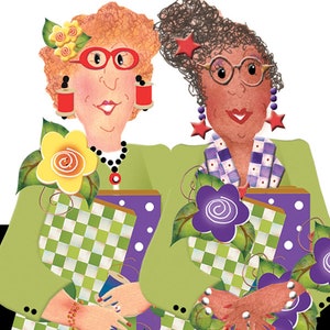 Magnet - Quilting Sisters Forever - Hope and Harmony