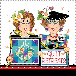 We Love Quilt Retreats - New Design-AP128