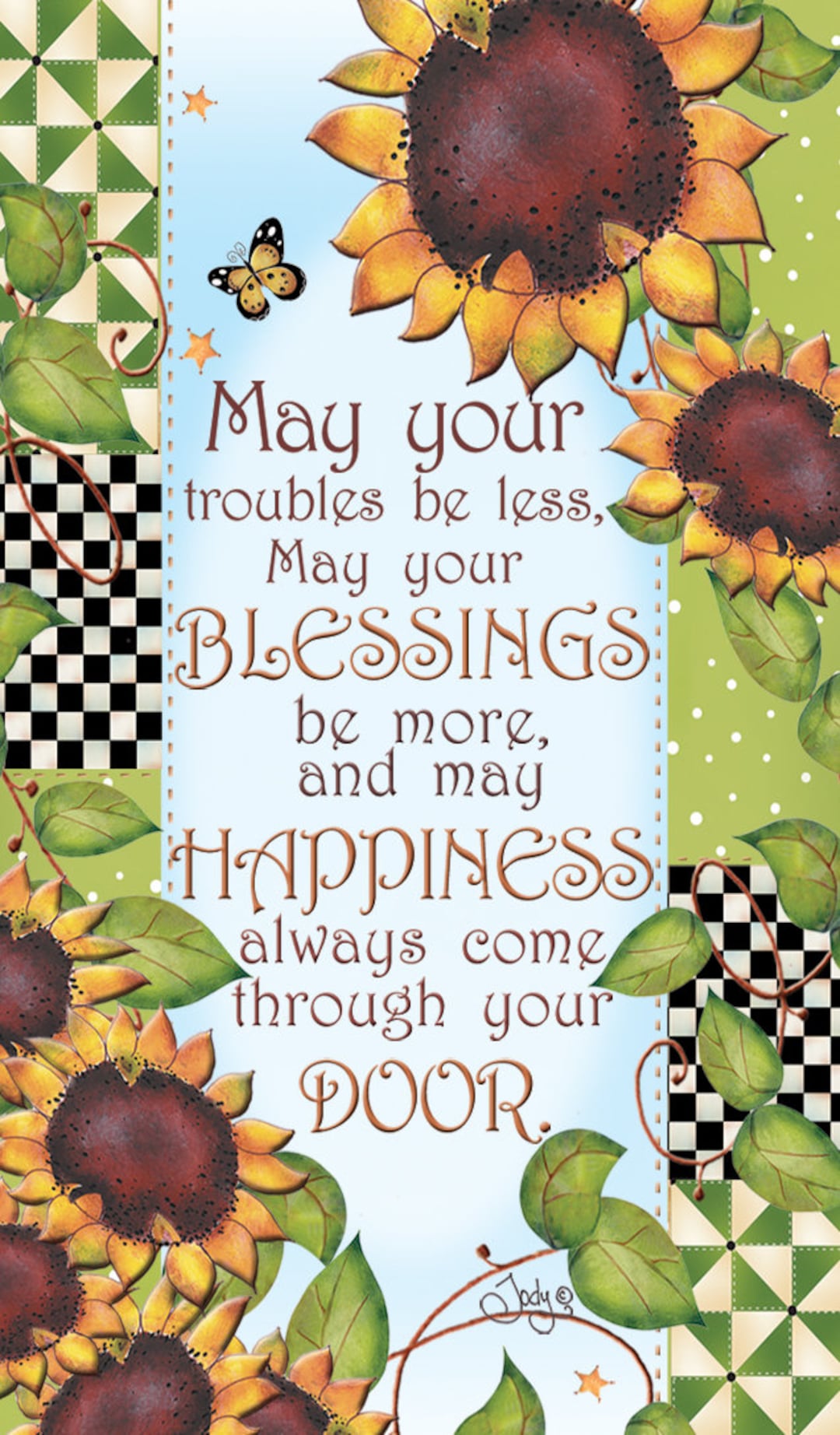 Sunflower Blessings Etsy