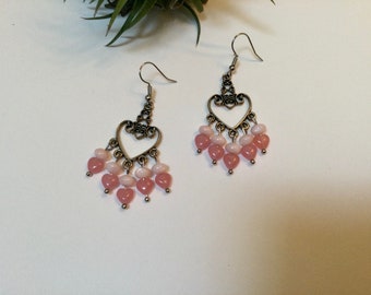 Dangling Hearts Earrings