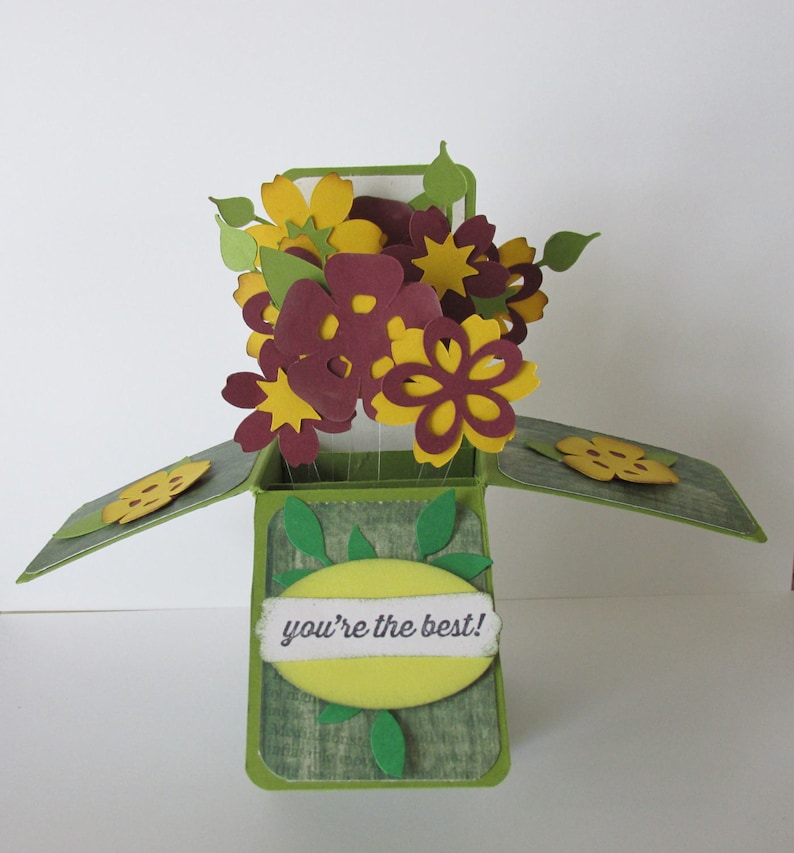 You/'re the Best Greeting Card In A Box Pop Up Card