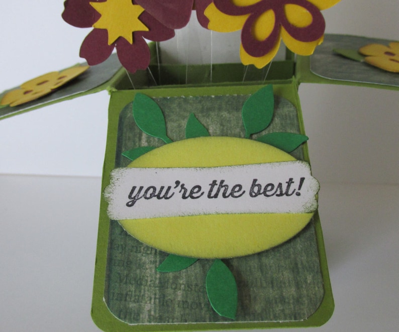 You/'re the Best Greeting Card In A Box Pop Up Card