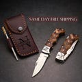 Handmade Damascus Pocket Knife Custom Groomsmen Gift Anniversary Gift for him Dad Husband Personalized Gift for Men Christmas gifts for him