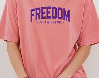 Transparent PNG Joey McIntyre Concert, Freedom Tour Digital Download, Music Graphic, Concert Decor, Clipart for DTF/Sublimation DIY crafts.