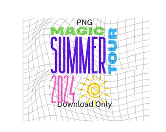 NKOTB, New Kids on the Block inspired Instant Download, magic summer tour, png, PDF, dtf, sublimation. diy crafts