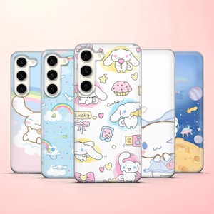 Funda Kawaii de Sanrio para Samsung S25 Plus, S24, S23, S25, A36, Pixel 9A, 9, 8Pro, 8A, 8, 7, iPhone 16+, 15Pro, 15, 14, 13, 12