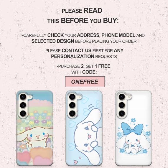 Cinnamoroll Phone Case Sanrio Cover for Samsung S25+, S24