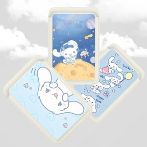Portefeuille Sanrio Magsafe, joli portefeuille magnétique Cinnamoroll compatible avec iPhone 16, iPhone 15, iPhone 14, iPhone 13 SE Pro Max Plus