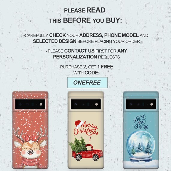 Cute Xmas Phone Case Christmas Tree Cover for Pixel 10, 9, 8pro,