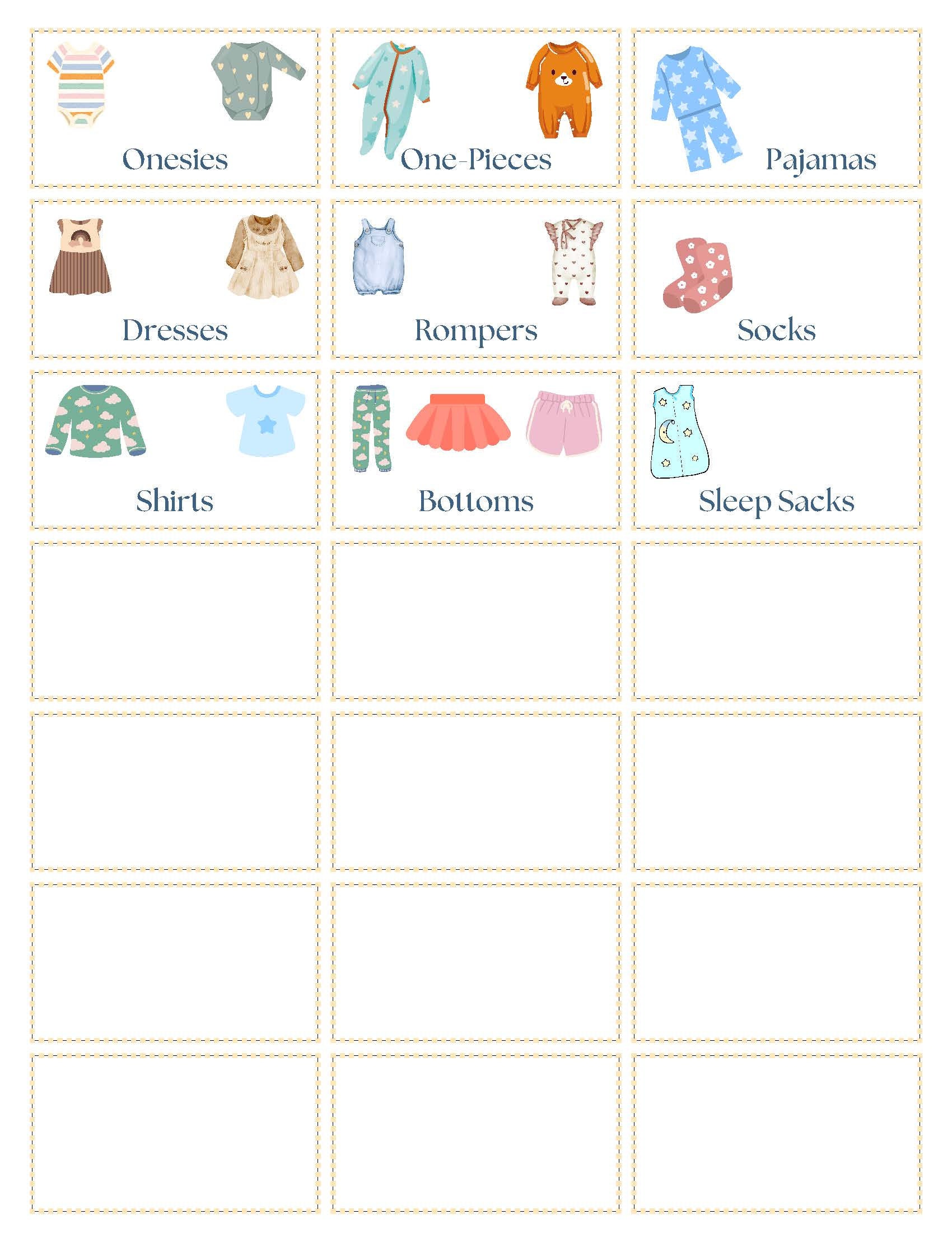 Clothes Labels Clothing Labels Kids Clothing Labels Baby Clothing ...