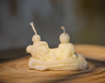 Baby Candle favors, Baby shower Candle, Baby shaped Candle, Baby Boy or Girl Candle, Baptism Candle favors, Scented Soy wax Candle