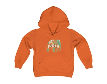 Ivory Youth Heavy Blend Hooded Sweatshirt