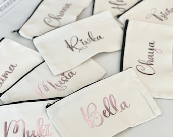 Pochette en toile personnalisée | Cadeau personnalisé pour professeur ou étudiant