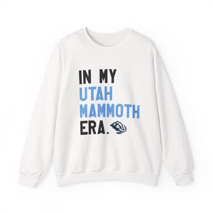 In My Utah Mammoth Hockey Club Era -- 22 -- Utah Hockey Taylor Hockey -- Unisex Hockey Oversized Sweatshirt
