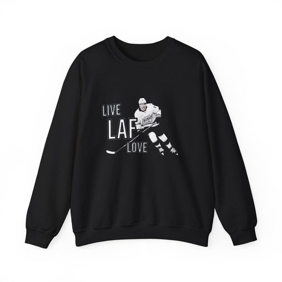 Alex Laferriere LA Kings Live Laf Love Sweatshirt -- Los Angeles Kings Sweatshirt - Unhinged - Unisex Oversized Sweatshirt