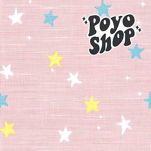 3D Scandi Nordic Pink Pastel Blue Stars Seamless Pattern Wallpaper Summer Pattern Digital Download Gender Reveal Party Pattern