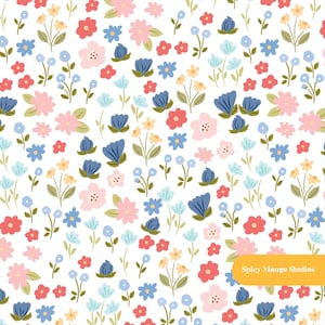 Kelly Floral Seamless Pattern