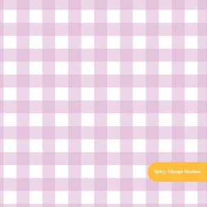 Purple Gingham Seamless Pattern