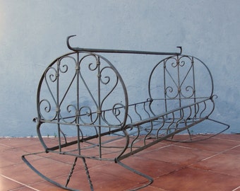 Wrought Iron Crib Etsy