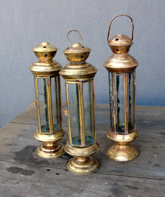 Glass lantern lamp deals