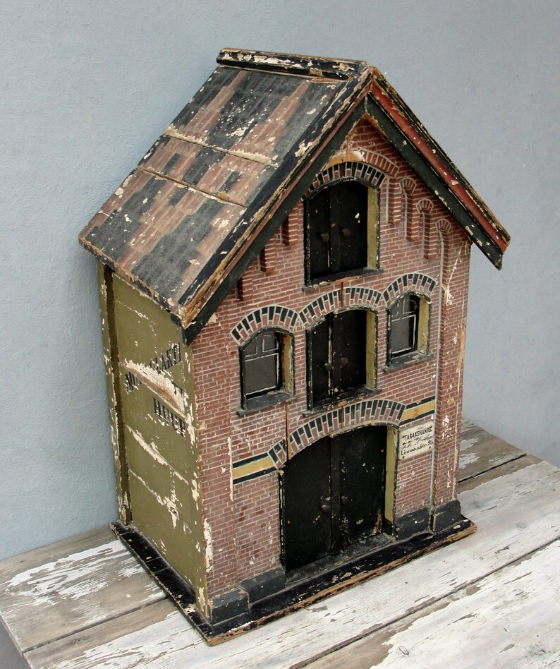 Antique Dollhouse Amsterdam Warehouse Exact model of real Etsy