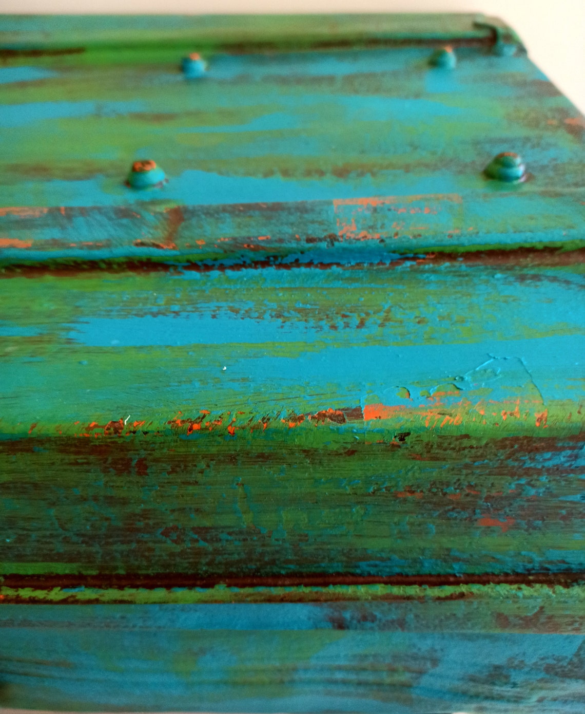 Vintage Trunk Coffee Table End Table With Wooden Legs 1910s Etsy