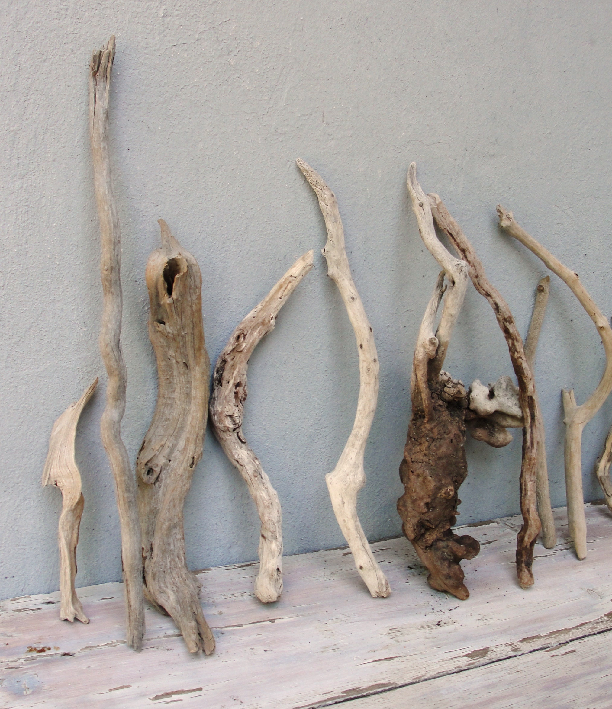 Natural Driftwood Sticks Beach Home Decor Driftwood Decor Etsy