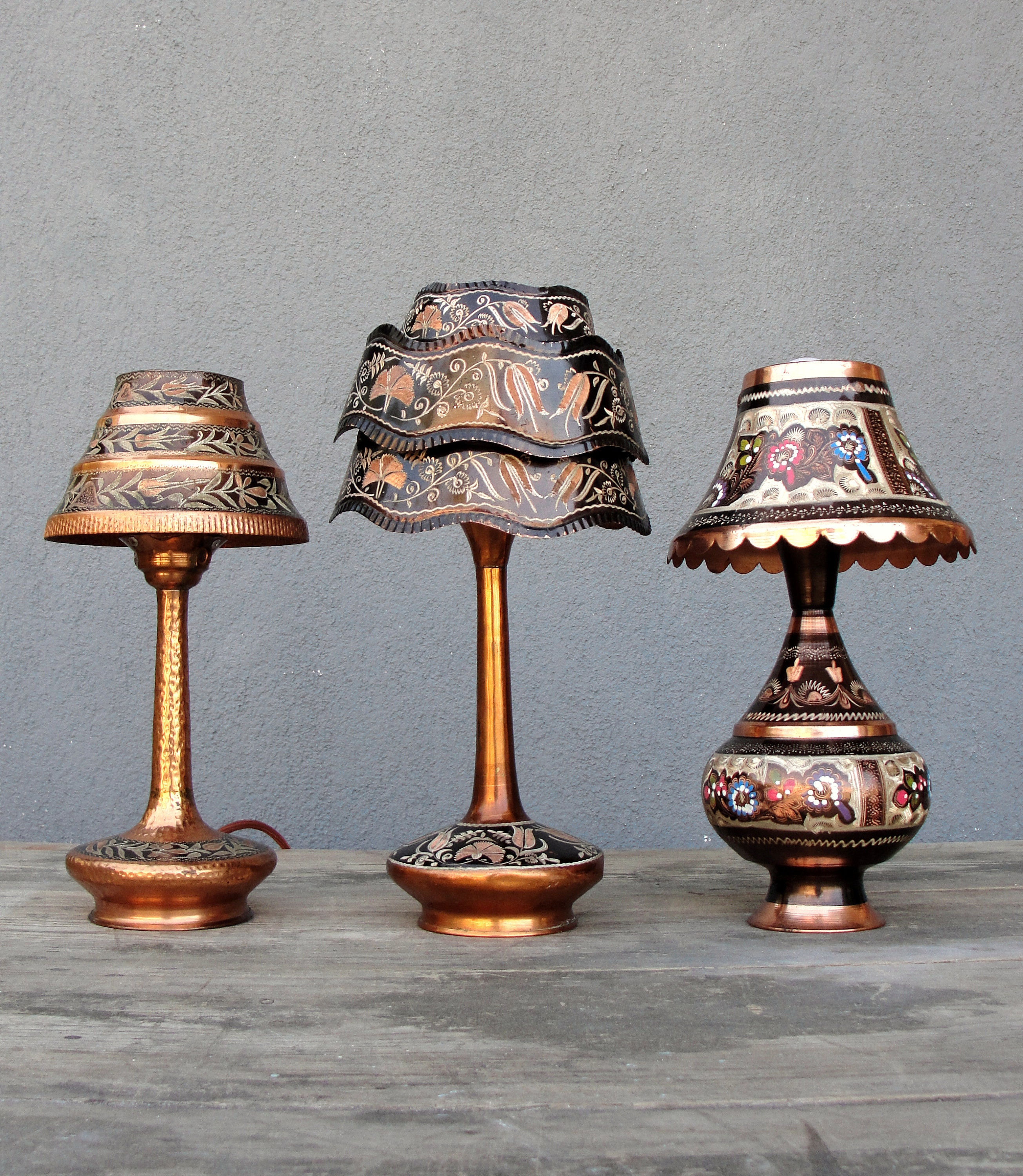 Vintage Copper Lamp, Handmade Copper Table Lamp, Bohemian Lighting, Vintage Copper Decor, Vintage 1960s - Etsy Vintage Copper Lamp, Handmade Copper Table Lamp, Bohemian Lighting, Vintage Copper Decor, Vintage 1960s - Etsy