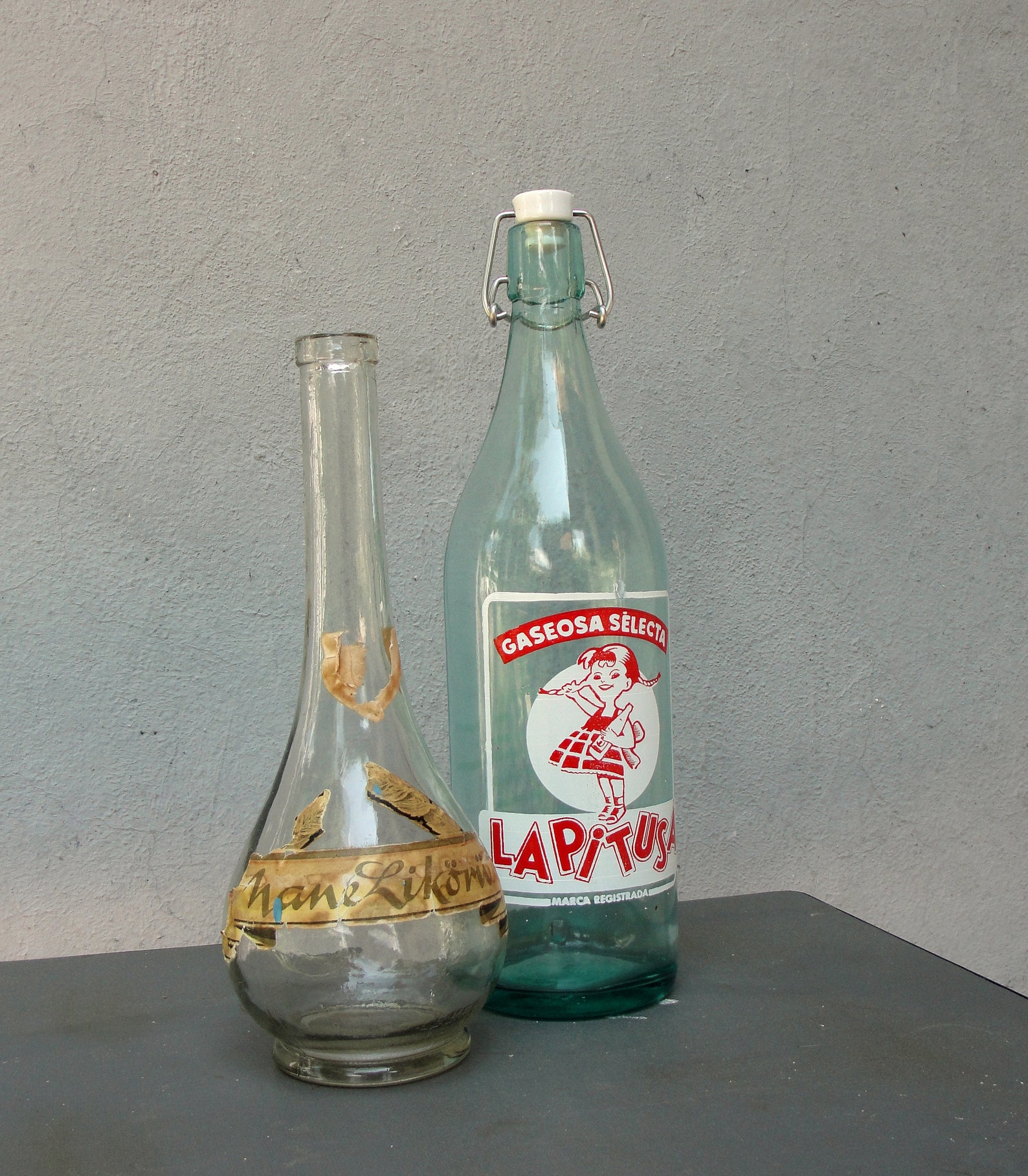 Vintage Glass Bottles La Pitusa Spanish Soda Bottle Glass | Etsy