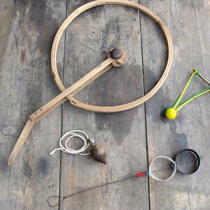 Vintage Wooden Toys, Primitive 1940s Shabby Rustic Handmade Toys, Vintage Collectible Toys, Turkish Anatolian toys