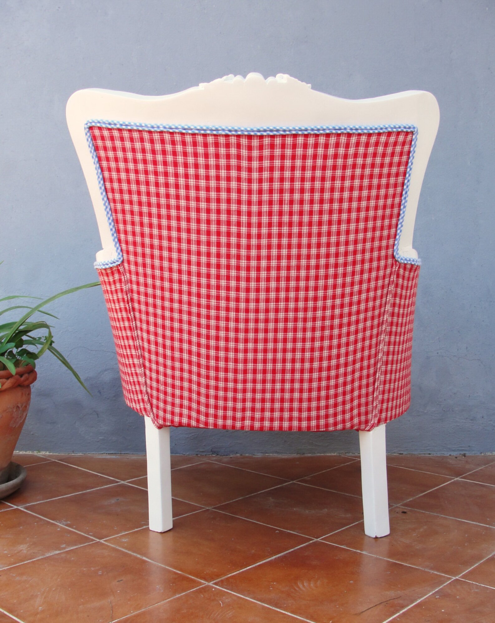 Americana Armchair Hand Sewn Quilt Patchwork Wooden Furniture Etsy